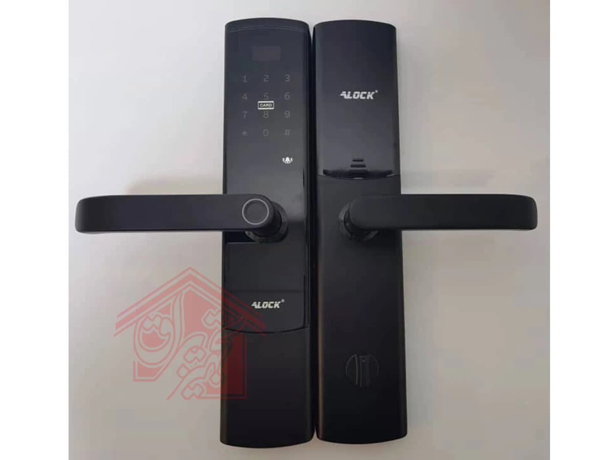 قفل دیجیتال درب ضد سرقت اثر انگشتی آنلاین ALOCK مدل +S550 — تصویر ۳