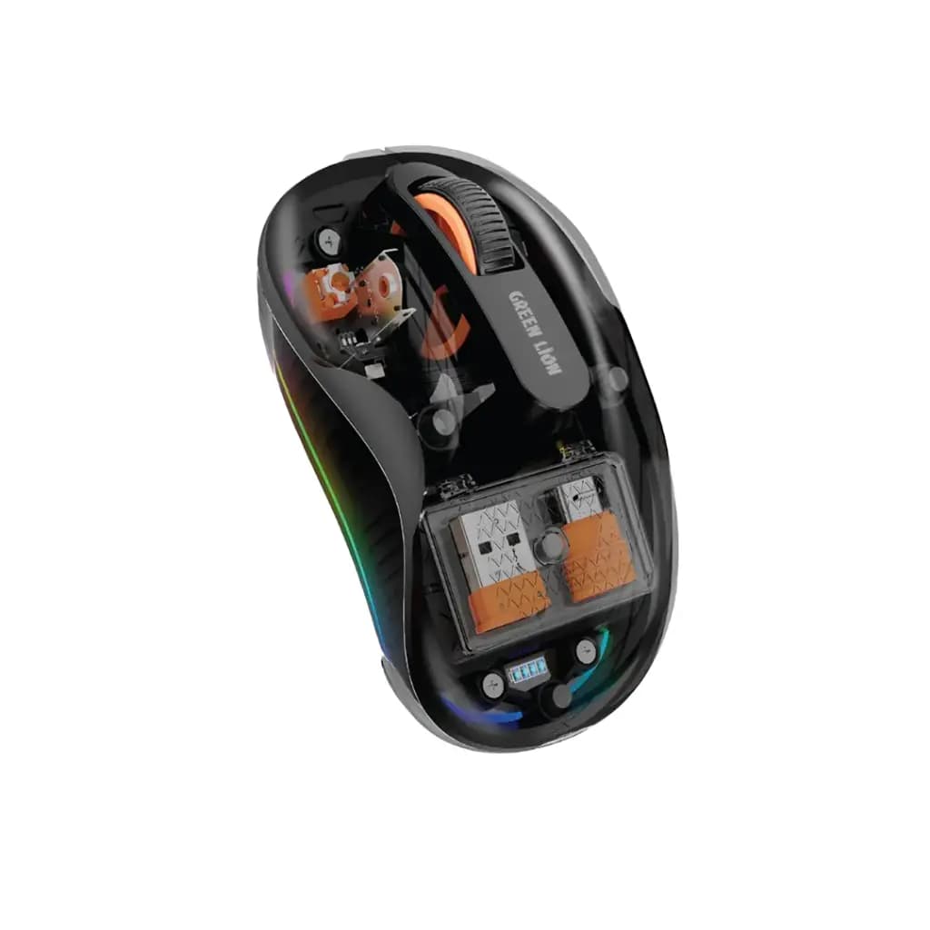 موس بلوتوثی شفاف Turtle گرین لاین مدل GNTUMS2MSE ا Green Lion Turtle Wireless Mouse GNTUMS2MSE — تصویر ۷