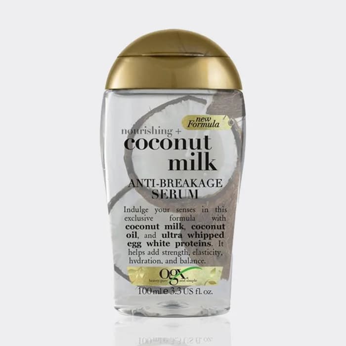 سرم شیرنارگیل او جی ایکس مدل OGX Nourishing + Coconut Milk Anti-Breakage Serum — تصویر ۳
