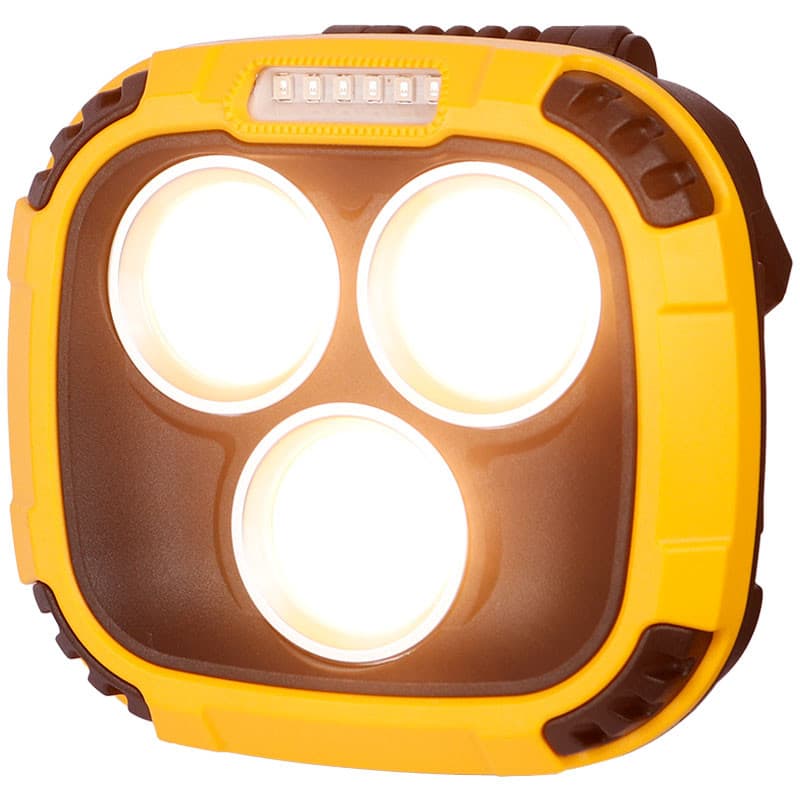 چراغ قوه و چراغ کمپینگ قوی مگنتی و قابل آویز شدن شارژی مدلW895-2 — تصویر ۱۲