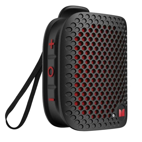 اسپیکر بلوتوثی قابل حمل مانستر مدل MS62106 با گیره اتصال — تصویر ۱۱