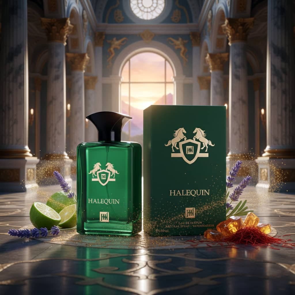 عطر ادکلن مردانه پرفیوم دو مارلی هالتان جانوین جکوینز مدل هالکین (Johnwin – Jackwins halequin) حجم 100 میل — تصویر ۵