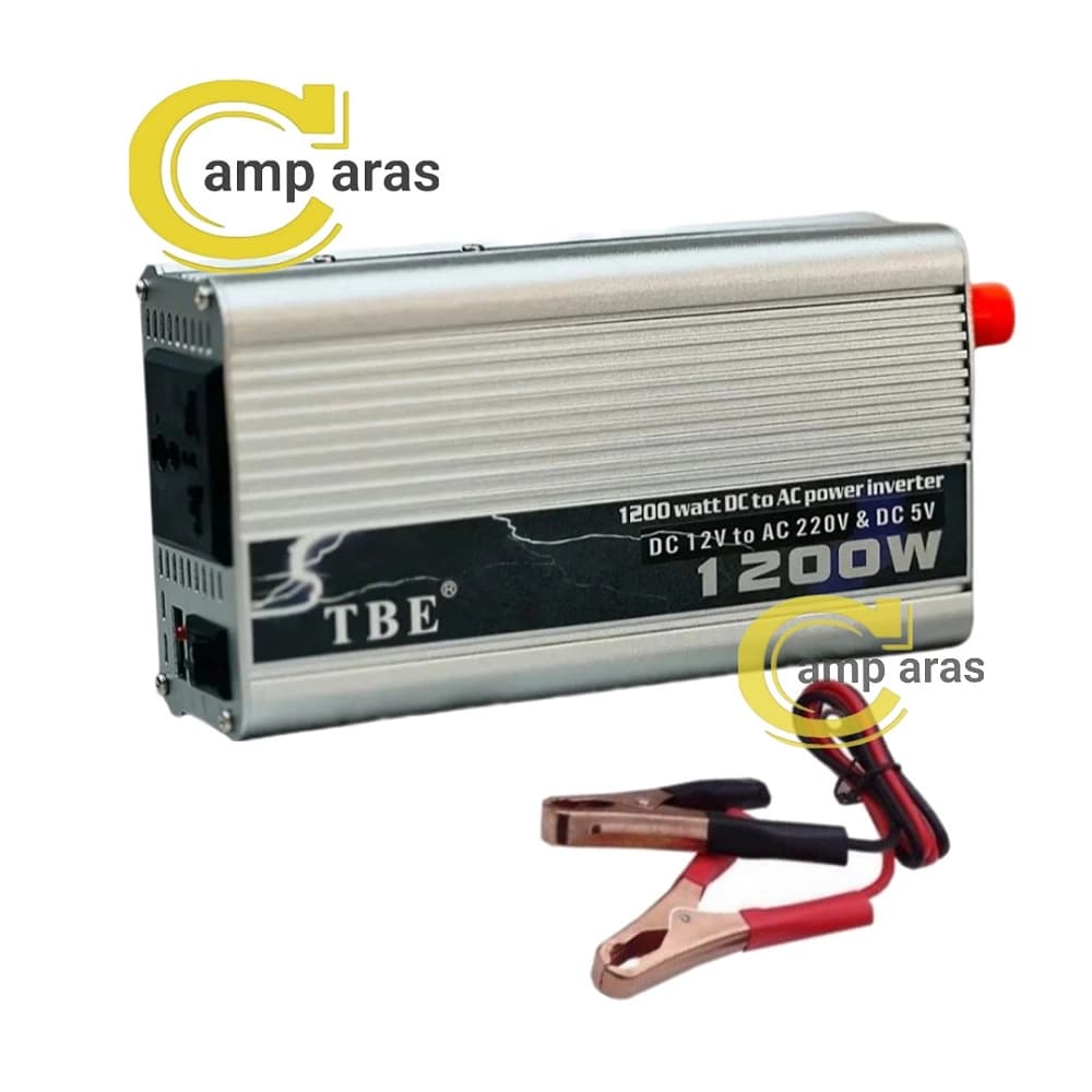 اینورتر و مبدل برق خودرو 1200W وات برند TBE اورجینال — تصویر ۹