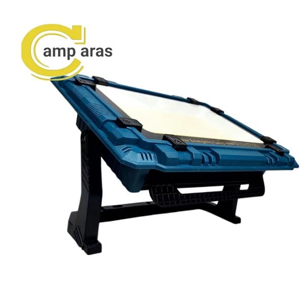 پروژکتور شارژی خورشیدی 400 وات W8109-2 پاوربانک دار — تصویر ۱۲