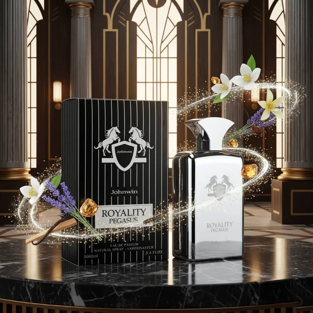 عطر ادکلن مردانه پرفیوم دو مارلی پگاسوس جانوین جکوینز مدل رویالیتی پگاسوس (Johnwin – Jackwins Royality Pegasus) حجم 100 میل — تصویر ۹