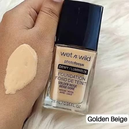 کرم پودر فتوفوکوس DEWY وت اند وایلد Golden Beige 1111524 — تصویر ۵