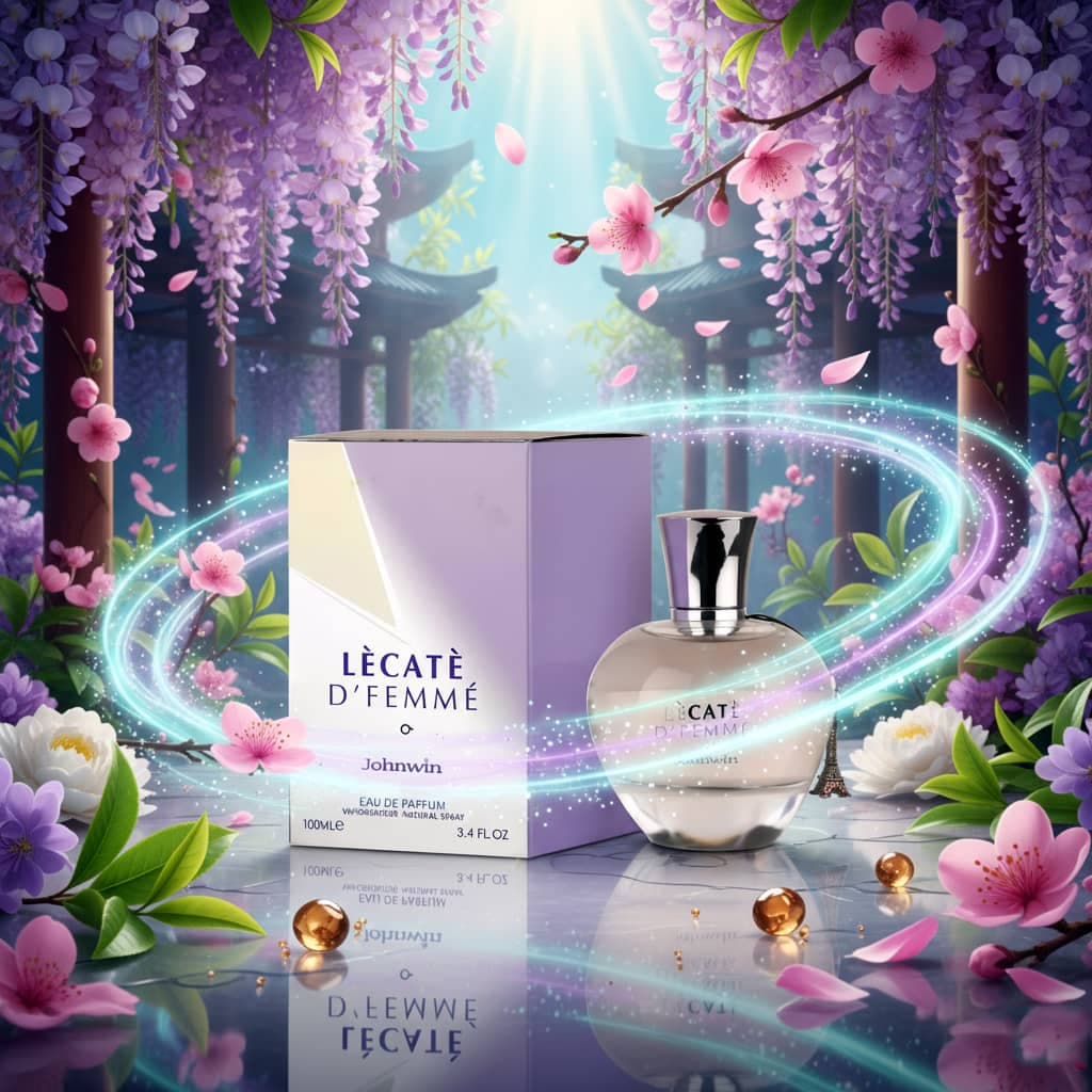 عطر ادکلن زنانه لانوین اکلت آرپیج جانوین جکوینز مدل لکاته د فمی (Johnwin Lanvin Eclat) حجم 100 میل — تصویر ۴