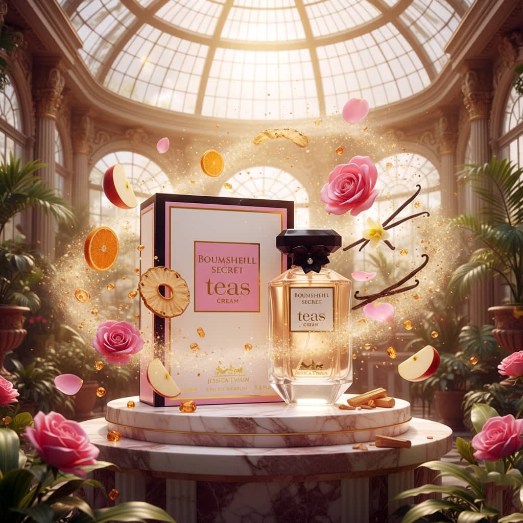 عطر ادکلن زنانه ویکتوریا سکرت تیس کرم کلاود جسیکا توین فرانسه مدل بمبشل سکرت تیس کرم (jessica twain Bombshell secret tease cream) حجم 100 میل — تصویر ۷