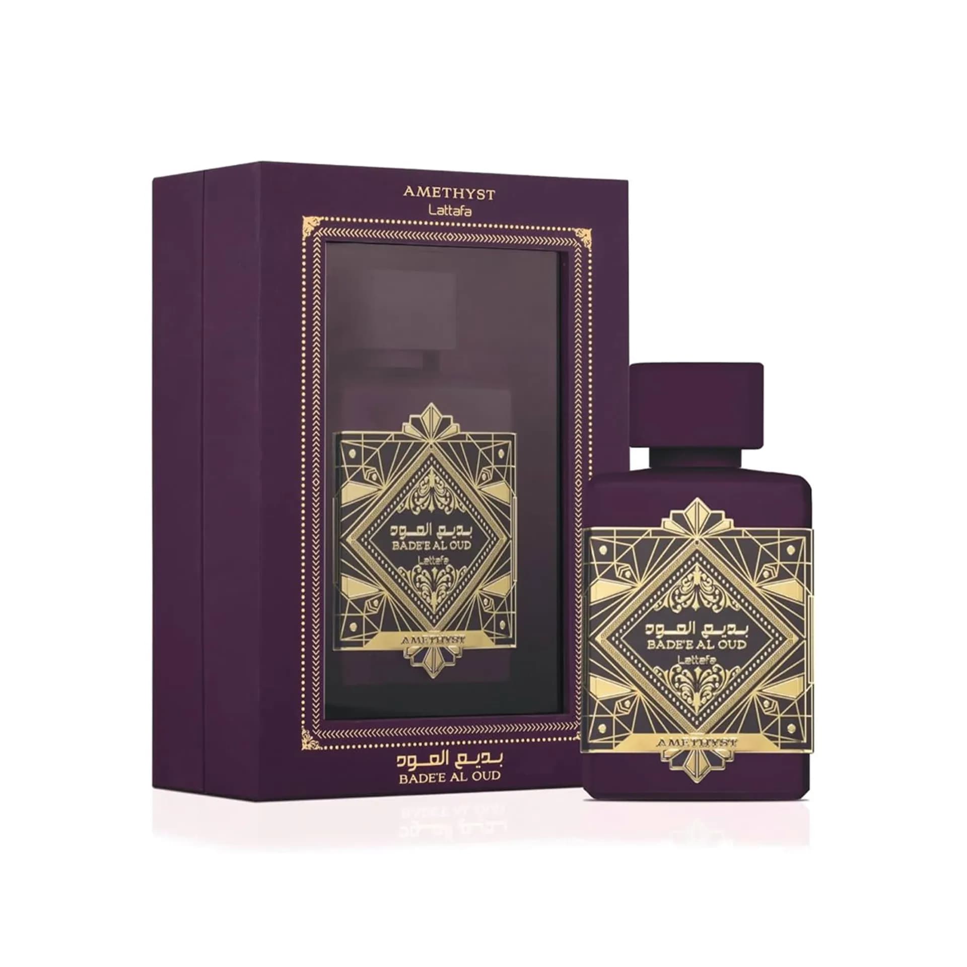عطر و ادکلن زنانه و مردانه لطافه بدیع العود آمیتیس Lattafa Bade’e Al Oud Amethyst EDP — تصویر ۲