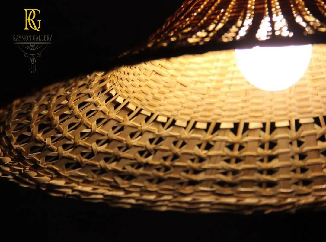 لوستر حصیری وارداتی کد 128