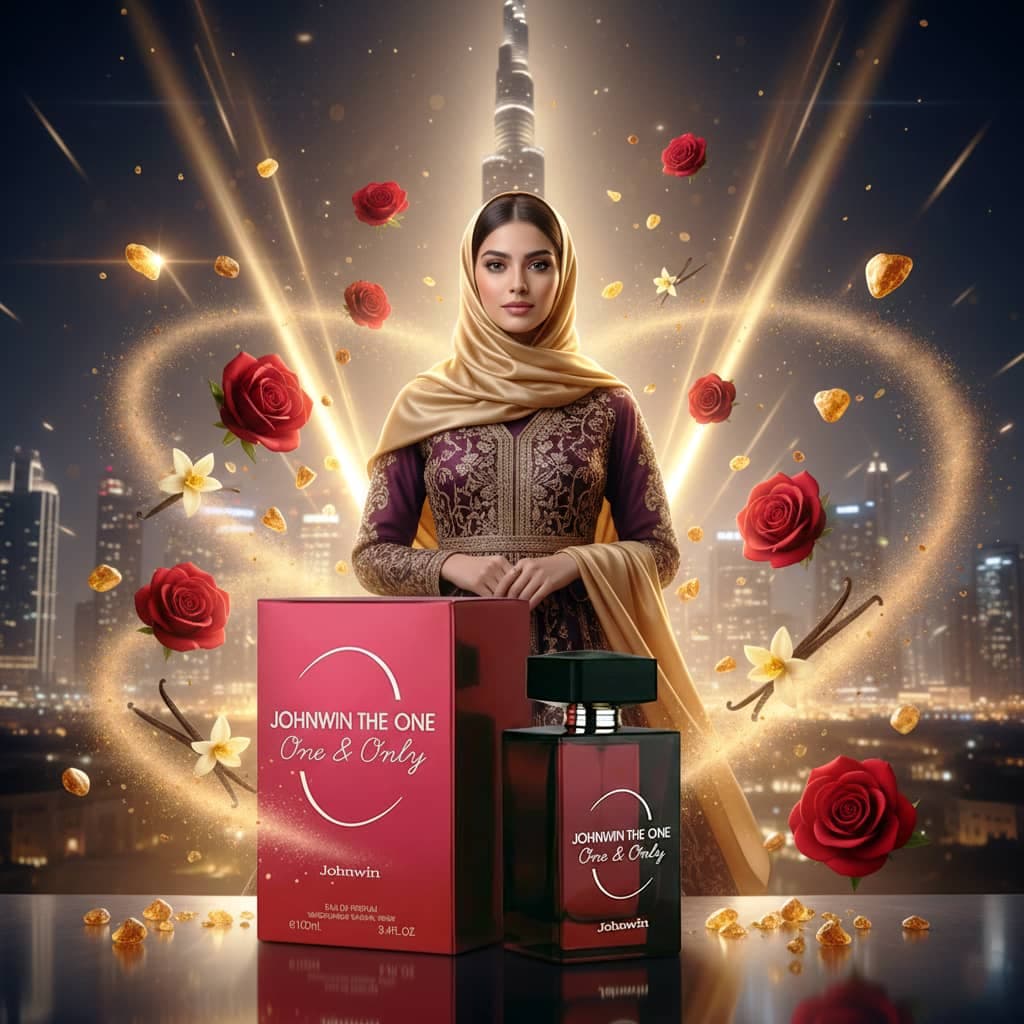 عطر ادکلن زنانه دلچه گابانا د اونلی وان قرمز جانوین جکوینز مدل د وان اونلی (Johnwin – Jackwins the ONE One & Only) حجم 100 میل — تصویر ۵