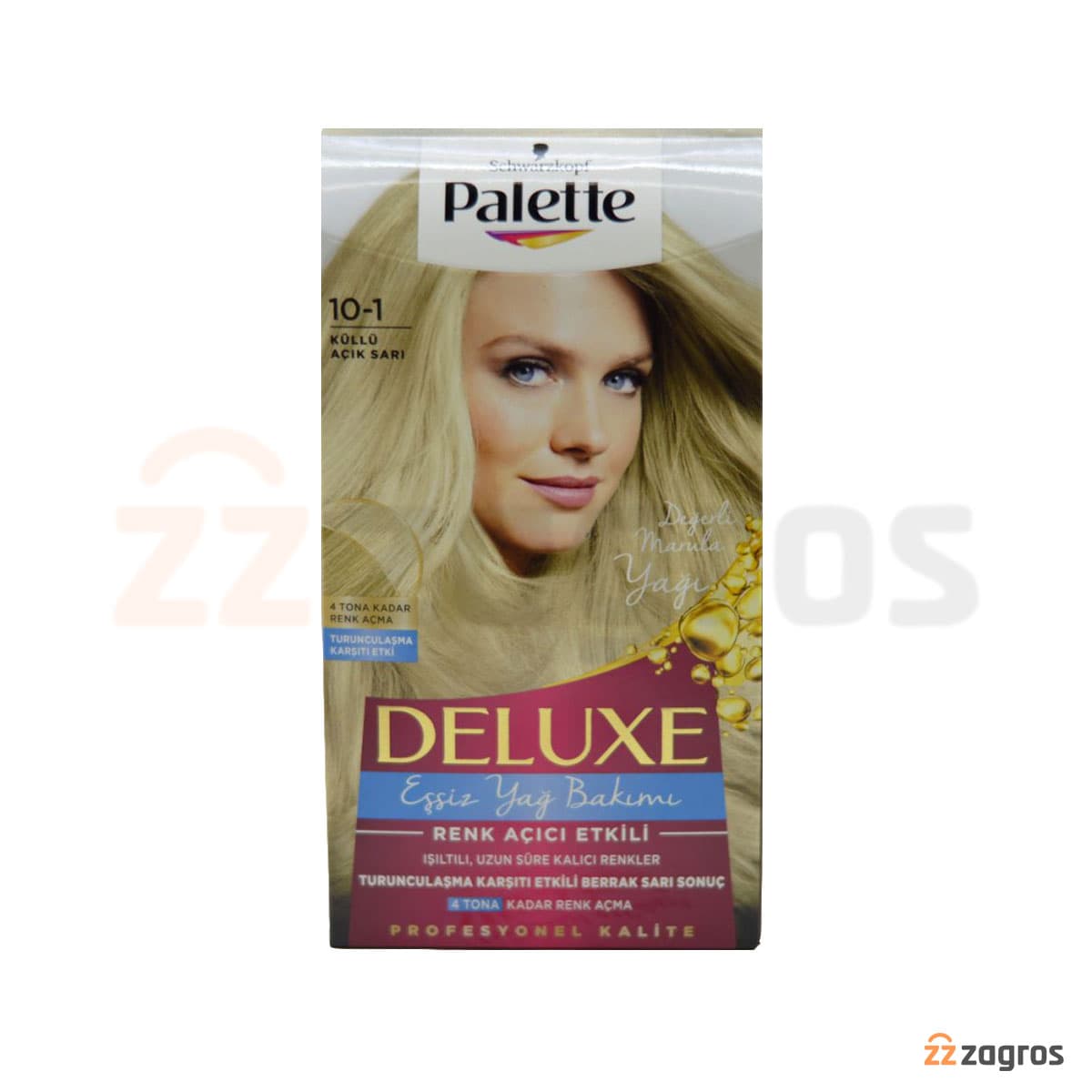 کیت رنگ مو پالت Palette شماره 1-10 (بلوند نقره ای) — تصویر ۴