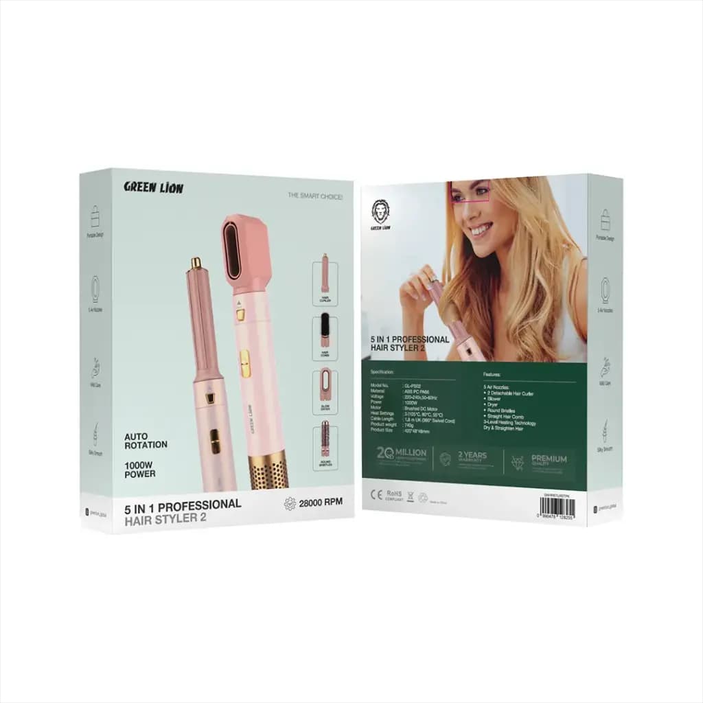 حالتدهنده حرفهای ۵ کاره گرین لاین مدل Hair Styler 2 — تصویر ۲