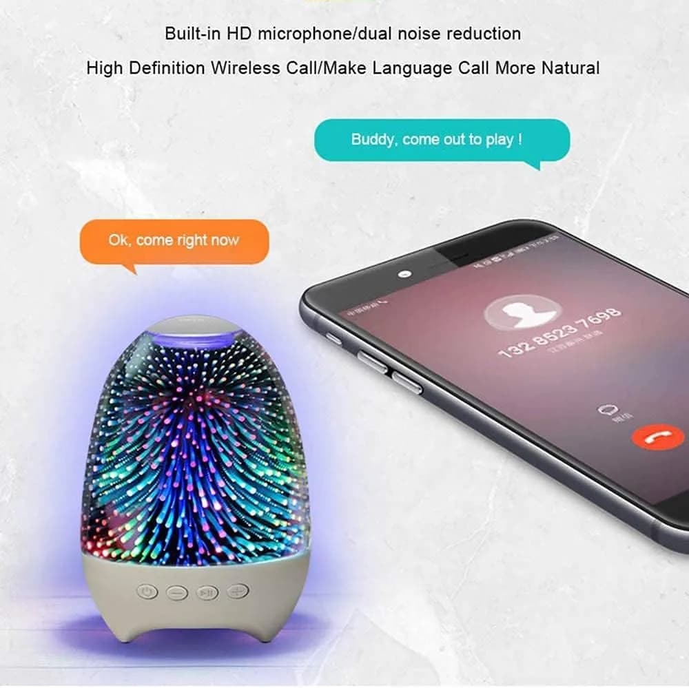 چراغ خواب رومیزی و اسپیکر TOUCH LAMP PORTABE SPEAKER مدل S609 — تصویر ۱۰