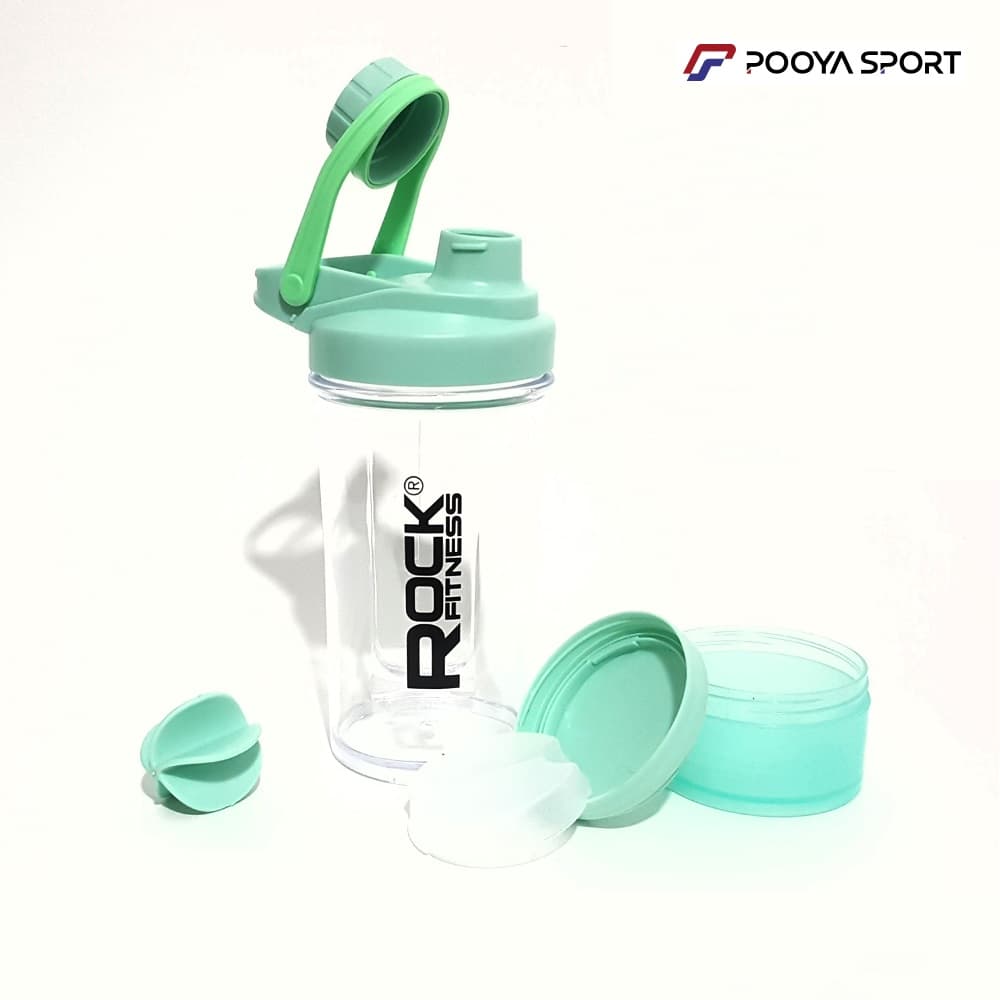 شیکر بدنسازی ROCK سه تیکه با ظرفیت 0.65 لیتر — تصویر ۱۲