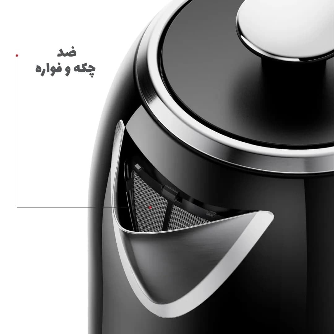 کتری برقی فلر EK200 | خرید کتری برقی استیل 1.7 لیتری — تصویر ۵