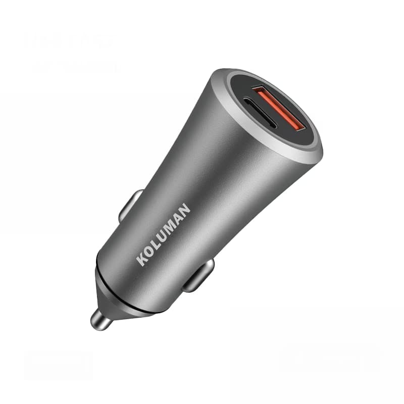 شارژر فندکی KC-C03 کلومن (KOLUMAN) MicroUSB — تصویر ۵