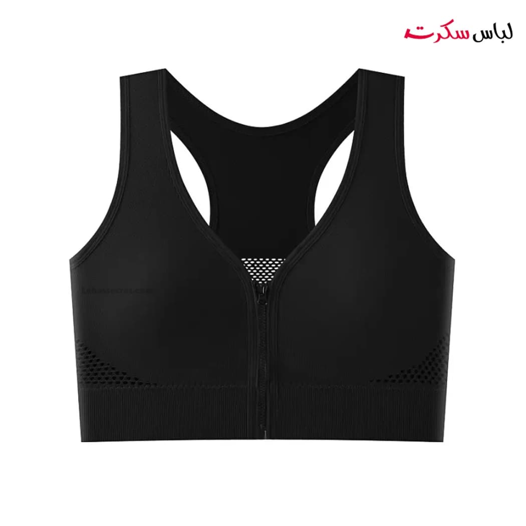 نیم تنه ورزشی زیپ دار Ls8868 — تصویر ۲