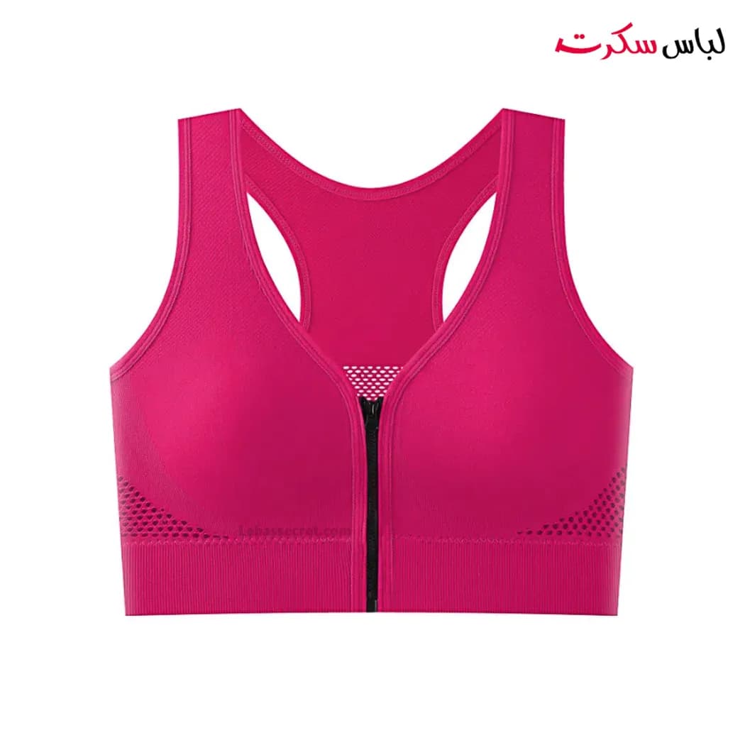 نیم تنه ورزشی زیپ دار Ls8868 — تصویر ۶