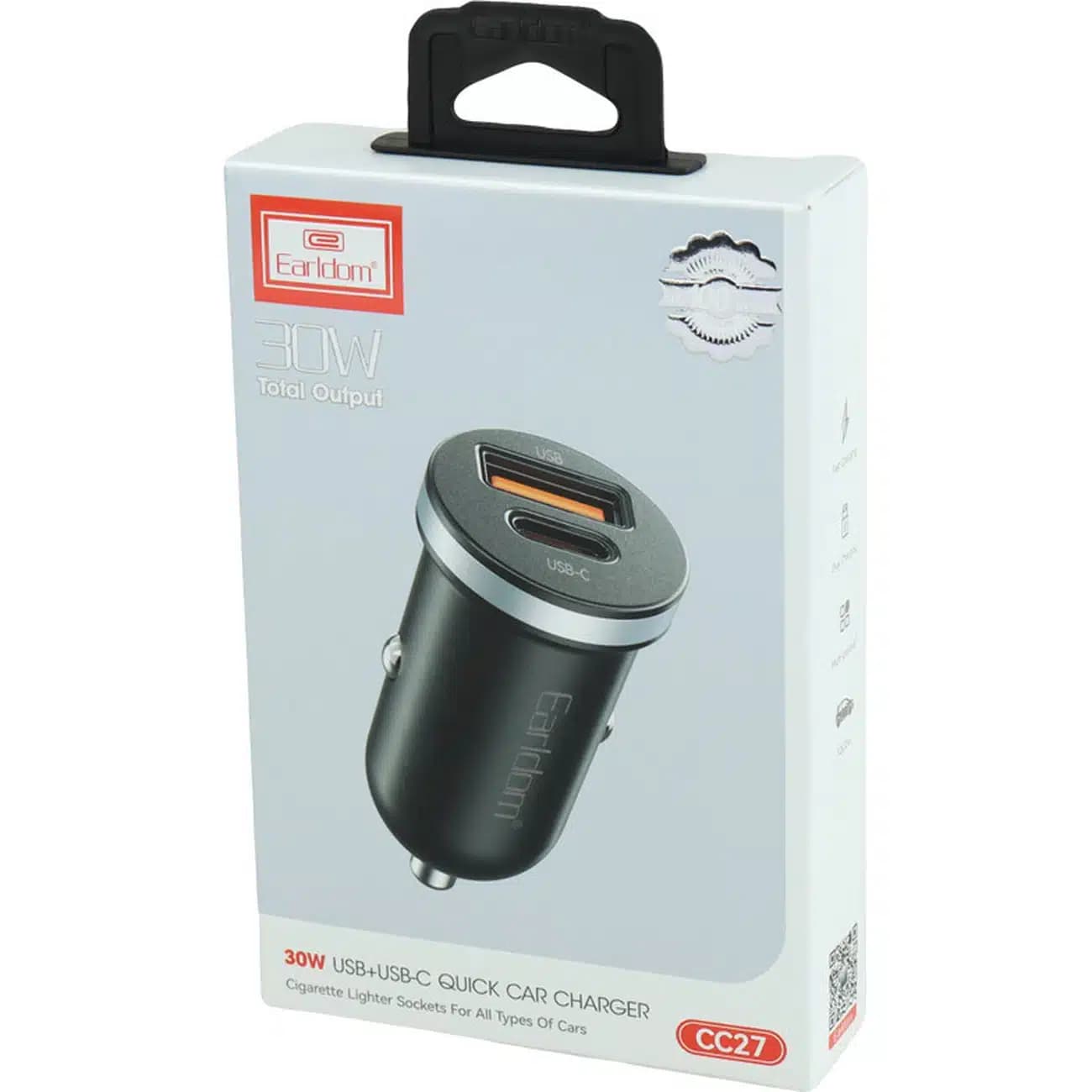 شارژر فندکی فست شارژ ارلدام Earldom مدل CC27 توان 30 وات — تصویر ۷