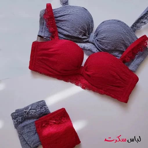 لباس زیر ست شورت و سوتین توری ls8889 — تصویر ۹