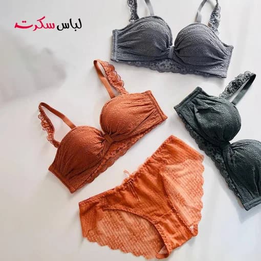 لباس زیر ست شورت و سوتین توری ls8889 — تصویر ۶