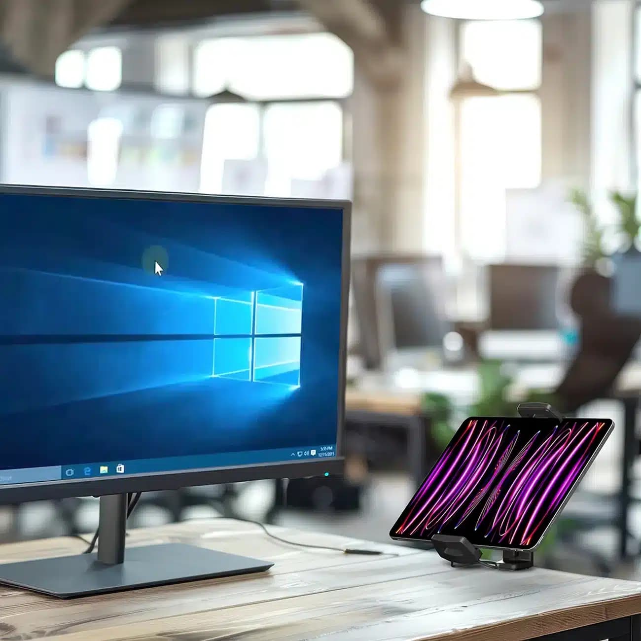 هولدر موبایل و تبلت پورودو Porodo مدل PD-HSM03 اتصال به لبه میز — تصویر ۱۱