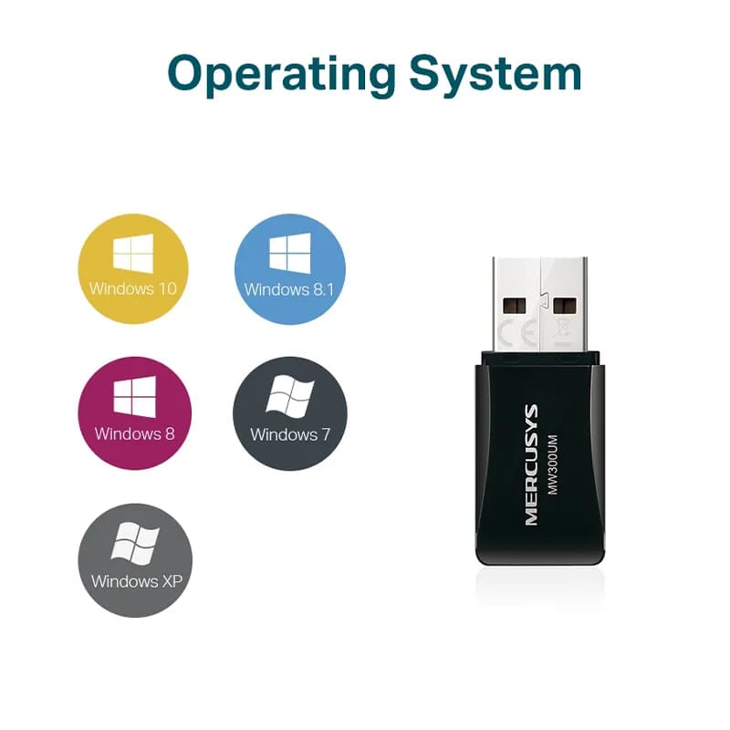 کارت شبکه بی سیم مرکوسیس مدل Mercusys MW300UM — تصویر ۸