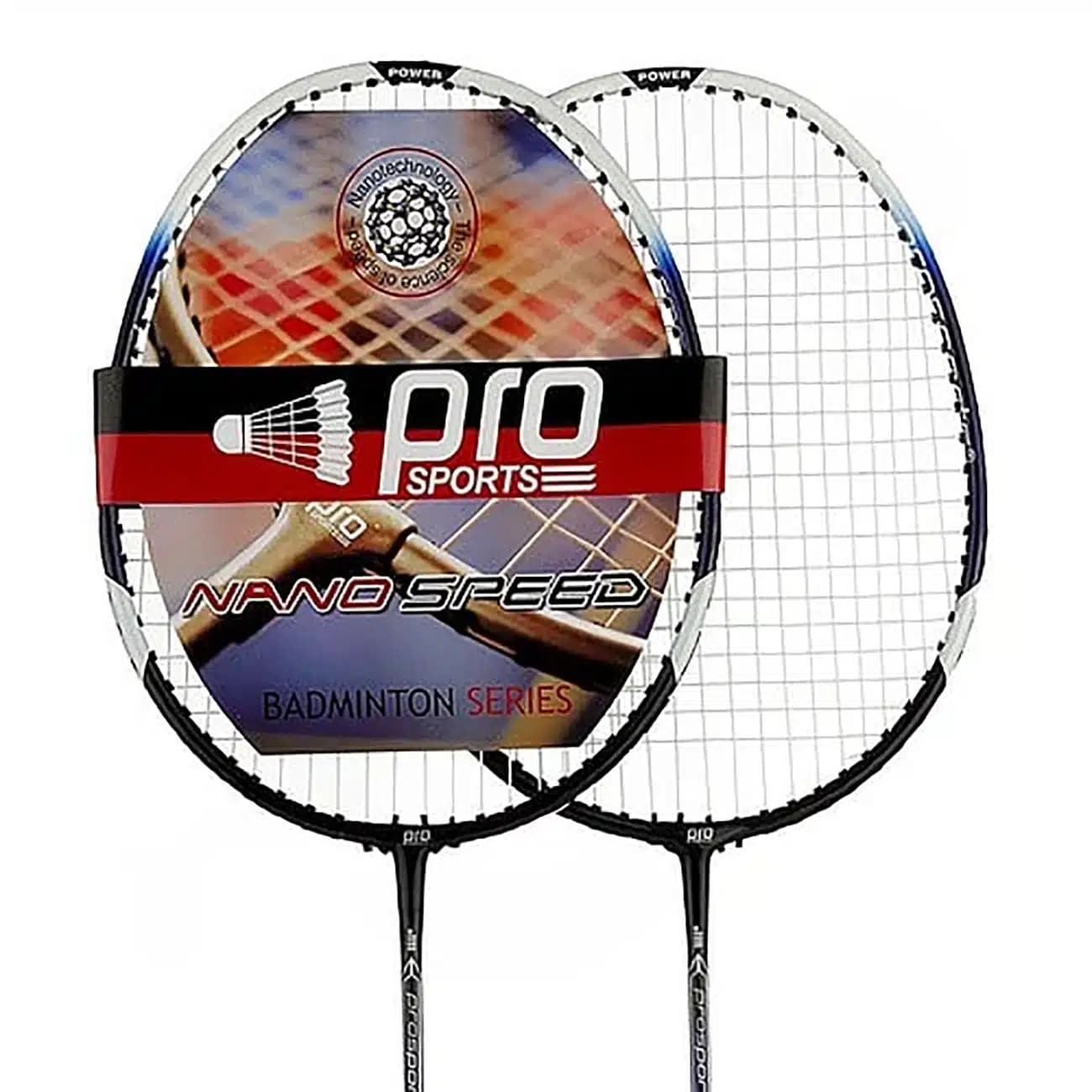 راکت بدمینتون پرواسپرتز PRO SPORTS مدل PRO-206 دو عددی — تصویر ۶