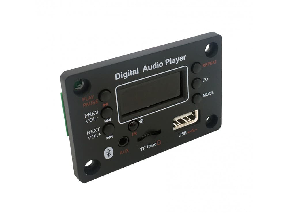 پخش کننده بلوتوثی 12V پنلی MP3 پشتیبانی از MicroSD و USB با ریموت کنترل — تصویر ۹