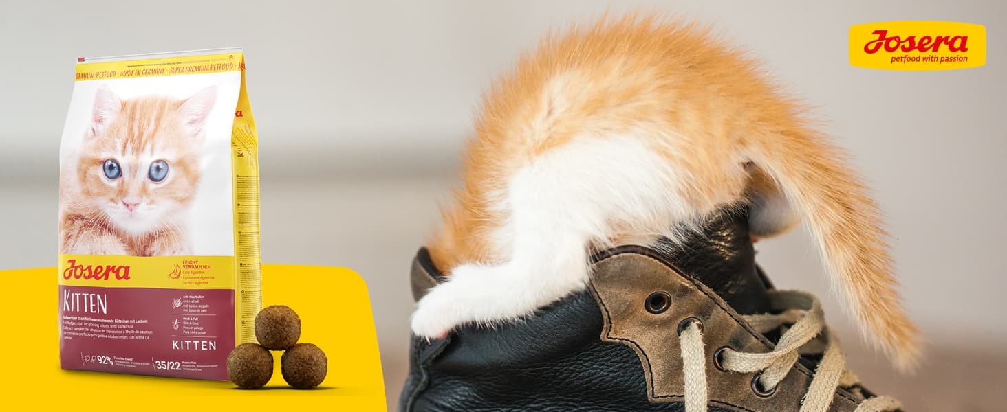 غذای خشک گربه جوسرا مدل کیتن JOSERA KITTEN وزن 2 کیلوگرم — تصویر ۳