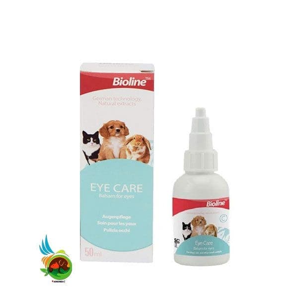 قطره نظافت چشم حیوانات خانگی بایولاین Bioline Eye care حجم ۵۰ میلی لیتر — تصویر ۲