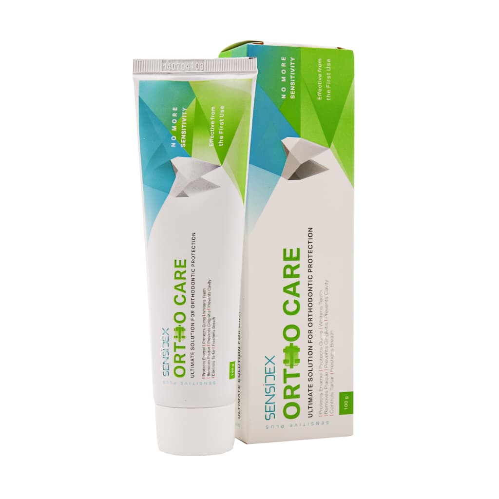 خمیر دندان ژله ای سنسیدکس مدل Ortho Care حجم 100 گرم — تصویر ۵