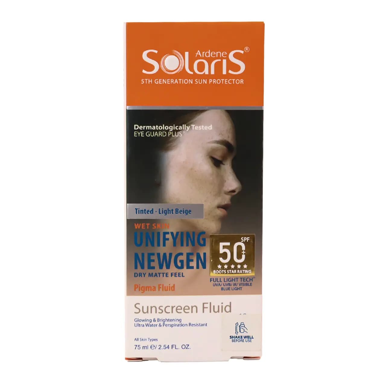 فلوئید ضدآفتاب یونی فایینگ نیوژن SPF50 بژ روشن — تصویر ۵