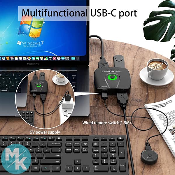سوئیچر USB 3.0 برند KCEVE مدل KC -U311PRO — تصویر ۶