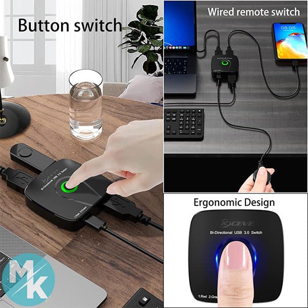 سوئیچر USB 3.0 برند KCEVE مدل KC -U311PRO — تصویر ۳