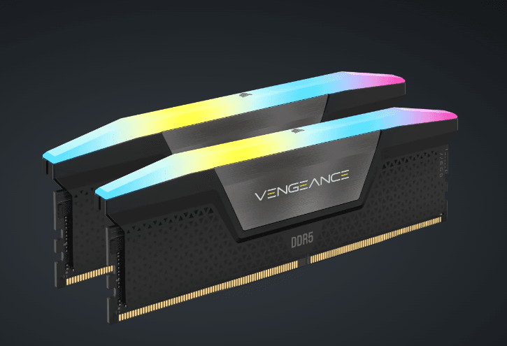 رم CL40 DDR5 کورسیر 64 گیگابایت 5600MHz مدل Vengeance RGB — تصویر ۷