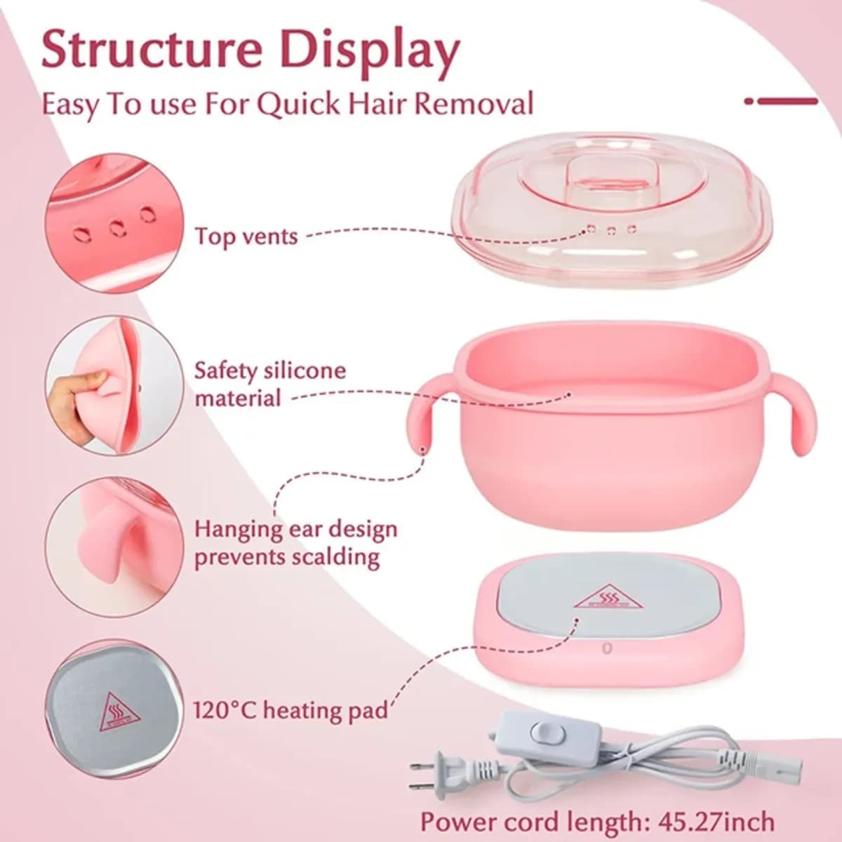 موم گرم کن ذوب وکس CHAOLAI مدل CL-2208 — تصویر ۶