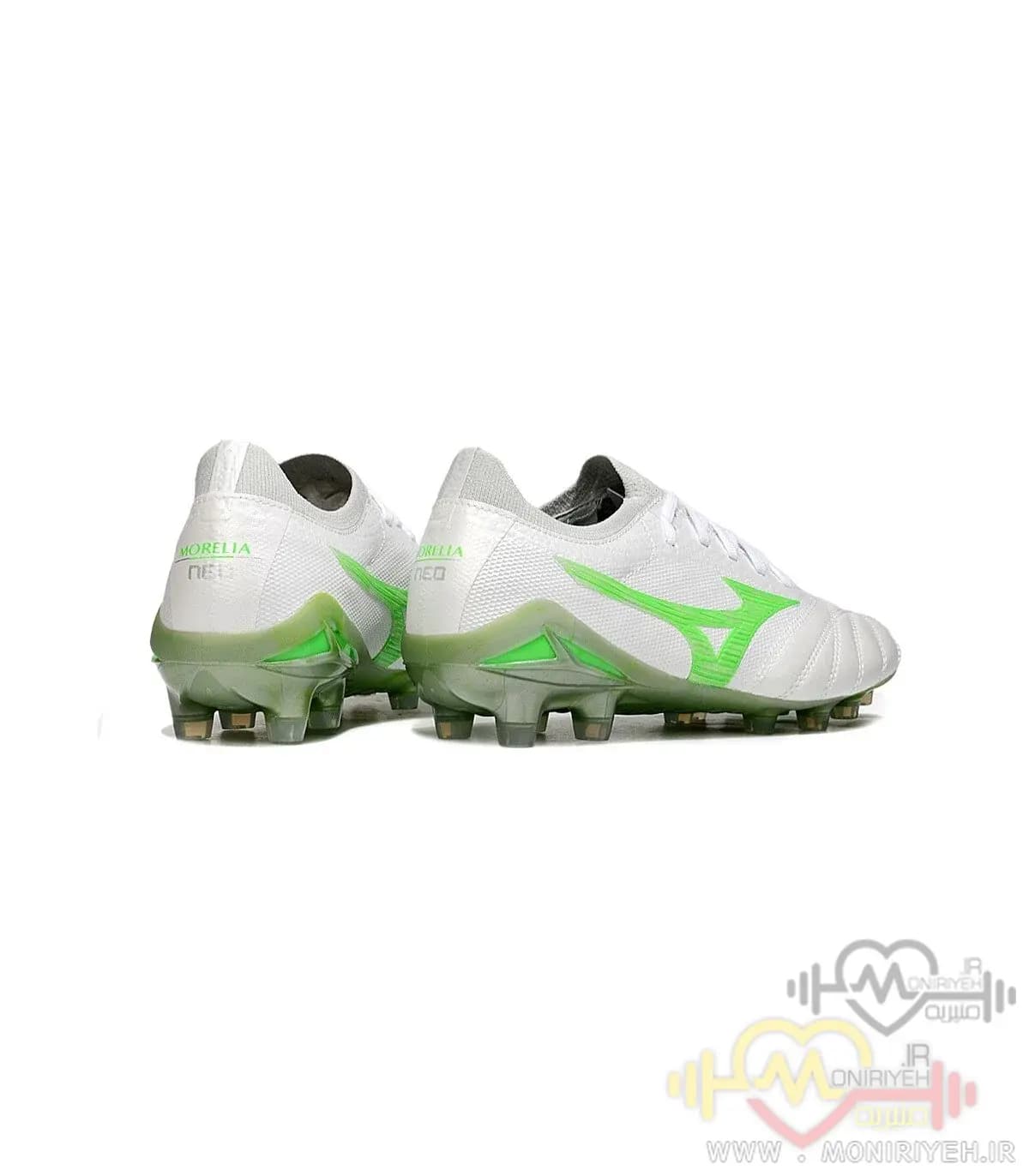کفش فوتبال میزانو Morelia Neo Fg 2024 سفید — تصویر ۹
