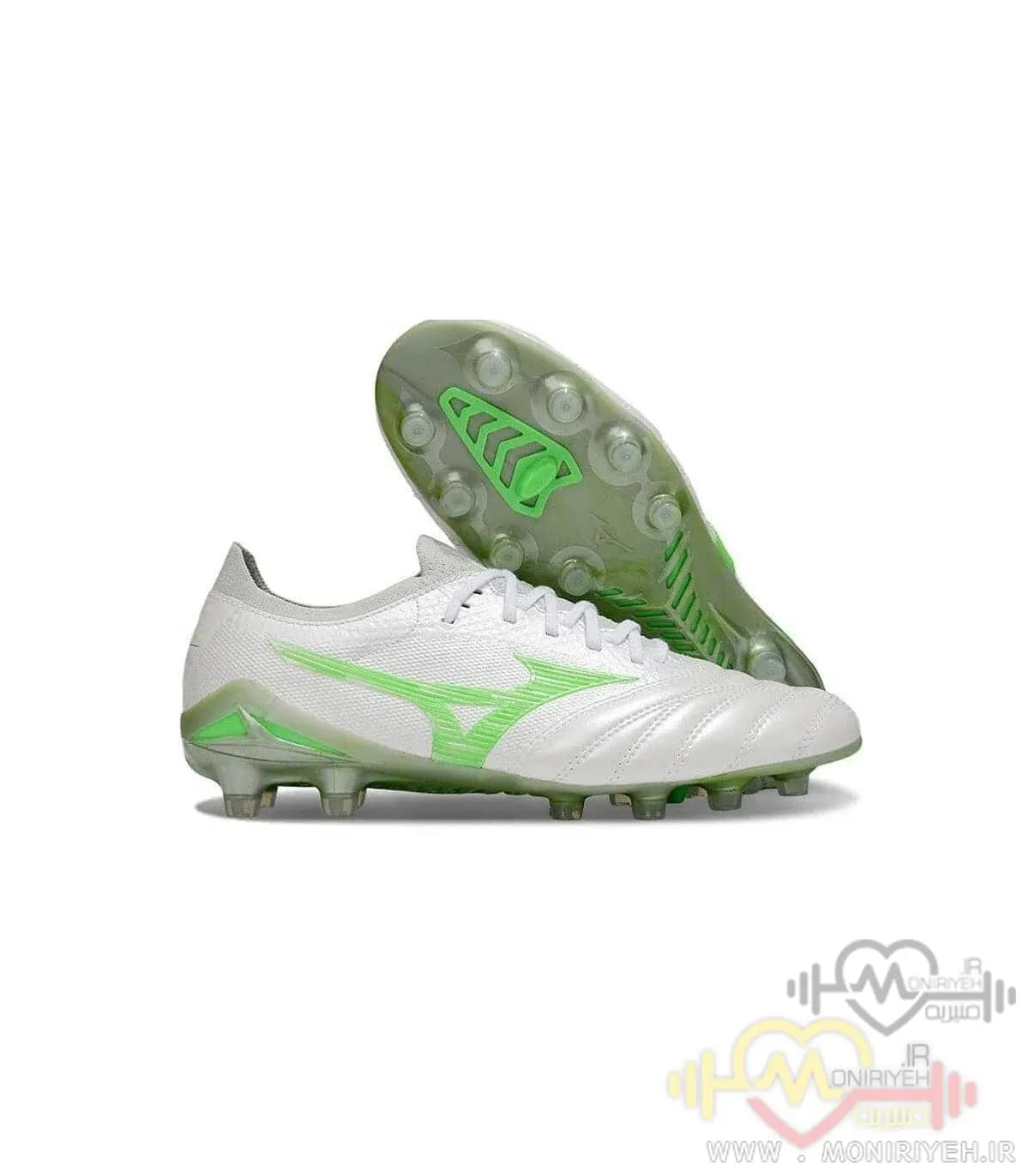 کفش فوتبال میزانو Morelia Neo Fg 2024 سفید — تصویر ۷