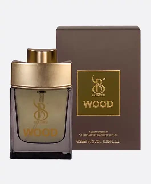 عطر جیبی برندینی طرح وود مردانه — تصویر ۴