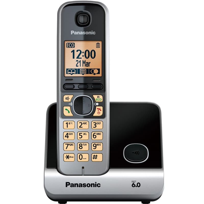 تلفن بیسیم پاناسونیک مدل Panasonic KX-TG6711 با منوی فارسی و بلندگوی دیجیتال — تصویر ۲