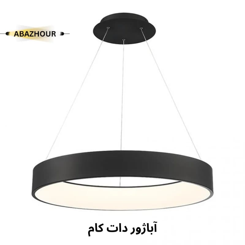 لوستر آویز حلقه ای 60 سانتی LED با کنترل کد CM472