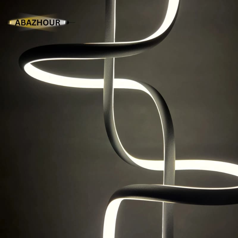 آباژور ایستاده مدرن LED دو تیکه کد SM115 — تصویر ۷