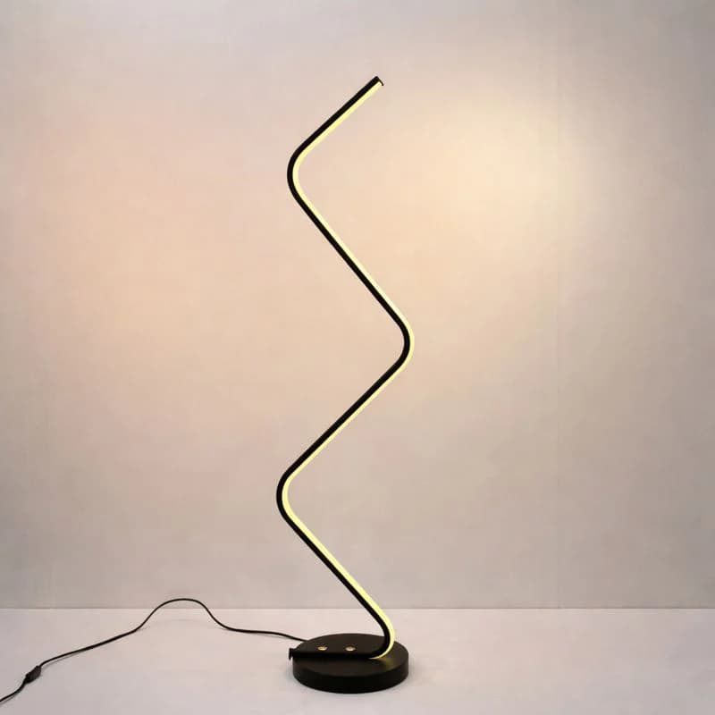 آباژور ایستاده مدرن LED مدل ضربان آلومینیومی کد SM217 — تصویر ۵