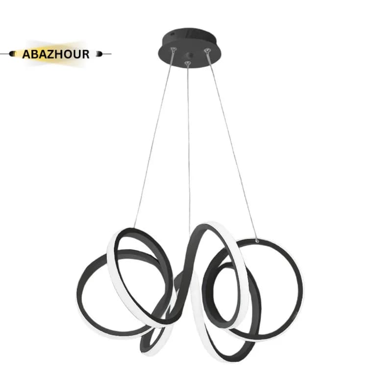 لوستر مدرن LED طرح گل با ریموت کنترل کد CM462 — تصویر ۱۲