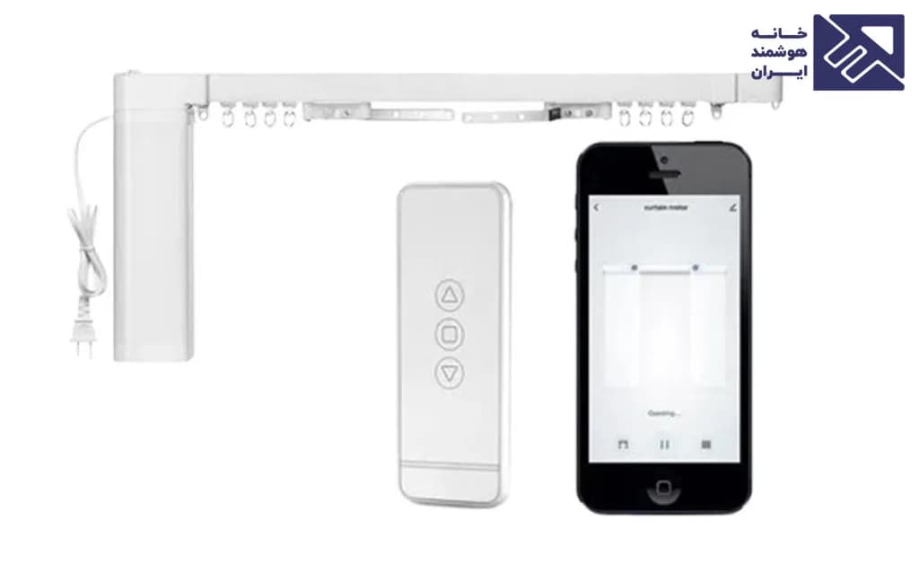 ست پرده هوشمند MOES مدل ZC-PJ220 با پروتکل Zigbee و RF — تصویر ۲
