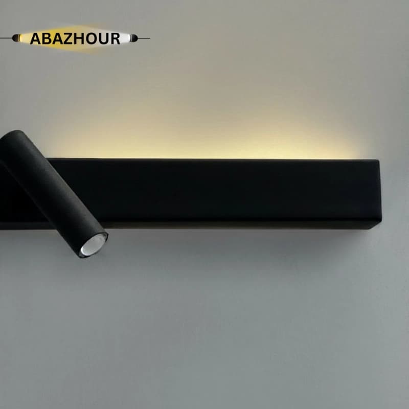 چراغ دیواری مدرن LED دو طرف نور آلومینیومی کد DM128 — تصویر ۱۰