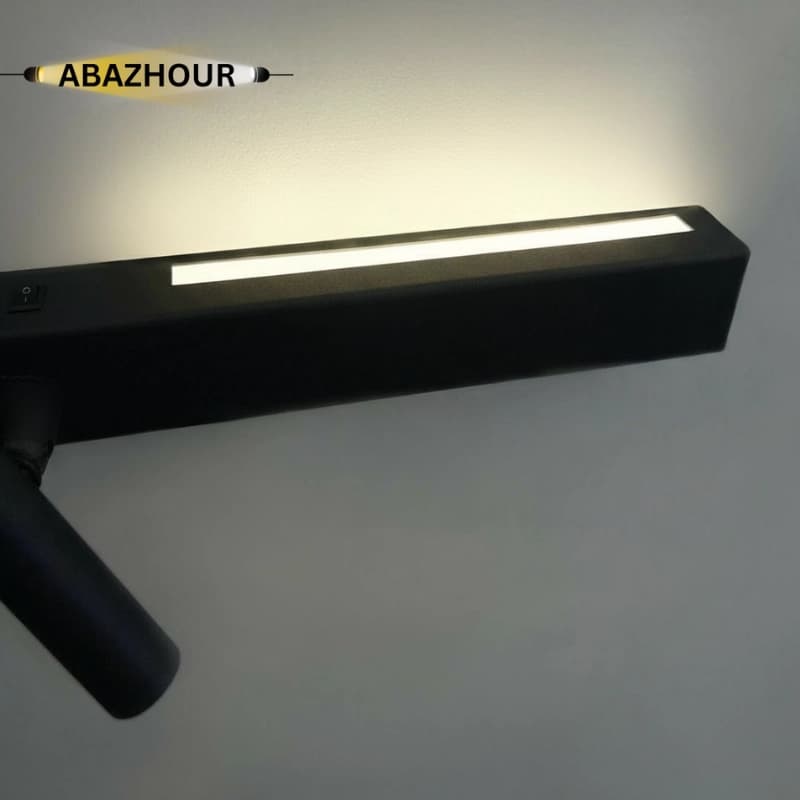 چراغ دیواری مدرن LED دو طرف نور آلومینیومی کد DM128 — تصویر ۶