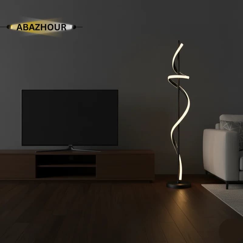 آباژور ایستاده مدرن LED با بدنه آلومینیوم کد SM135 — تصویر ۷